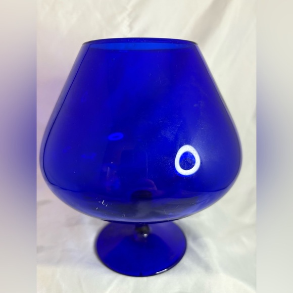 Vintage Impoli cobalt blue brandy snifter - Picture 3 of 3